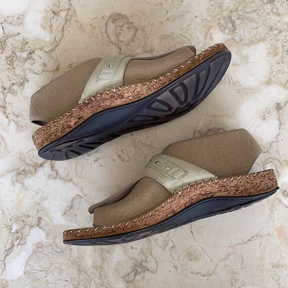 Free Walk Leather / Cork Thong Sandals - Picture 7 of 10